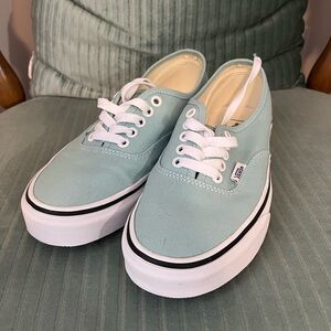 Vans Light aqua Canvas Shoes